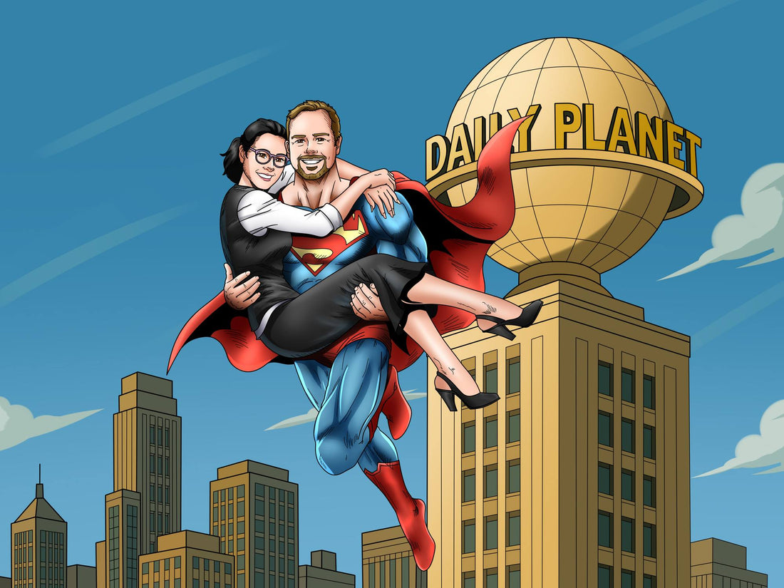 Why Comic Book Style Portraits Are the Perfect Gift